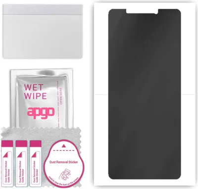 Produktbild von apgo Hydrogel Blickschutzfolie, Matt, kompatibel mit Sony Xperia 10 II, Privacy Displayschutzfolie, Schutzfolie mit Positionierhilfe, Anti-Spy, kratzfest, einfache Montage