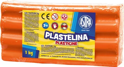Produktbild von ASTRA Knetmasse 1kg Orange, 303111005