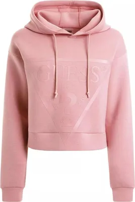 Obrázok produktu pre Guess Dámska mikina s kapucňou Alisa Pink Veľkosť S - Štýlové a pohodlné!