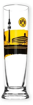 Produktbild von BVB Merchandising BVB Pilsglas Skyline Transparent STK