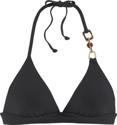 Produktbild von LASCANA Triangel-Bikini-Top Yves schwarz Größe 36 Cup C/D