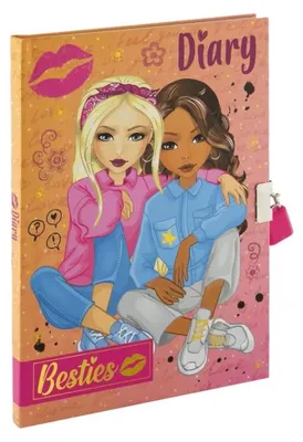 Immagine prodotto di Diario segreto BESTIES A5 con lucchetto, 60 fogli