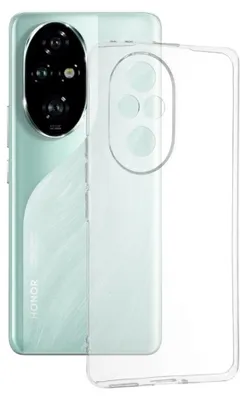Obrázok produktu pre Techsuit Clear Silicone puzdro pre Honor 200 Pro – priehľadné