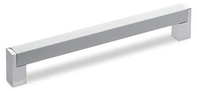 Produktbild von SOTECH Möbelgriff eckig Schrankgriff – Bohrabstand 192 mm, silber/chrom