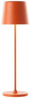 Produktbild von BRILLIANT Portable LED Außen Tischlampe Kaami | Höhe: 37 cm | 2W 310 lm 3000K | dimmbar über Touchdimmer | aufladbar über USB | orange