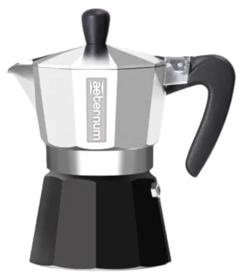 Immagine prodotto di Caffettiera in alluminio pressofuso Aeternum Black Pearl - 2 tazze