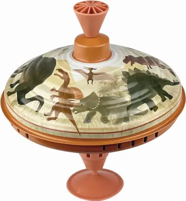 Produktbild von Egmont Toys Kreisel Metall Dinosaurier - Spielzeug Kreisel 18 cm