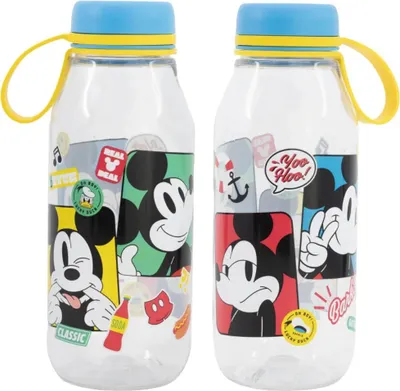 Produktbild von Disney Mickey Maus Kinder Wasserflasche Trinkflasche Flasche 460 ml