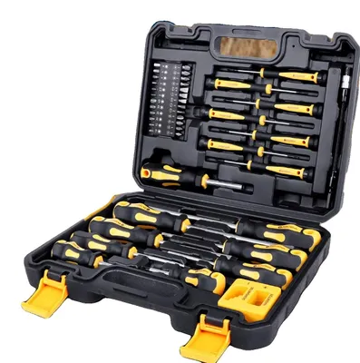 Produktbild von Schraubendreher Set, 43-teiliges Werkzeugset, Magnetischer Bit-Halter, 43Stück, 43Stück