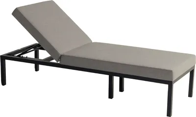 Produktbild von HARTMAN Eva Loungeliege, flanelle, Sunbrella, 195 x 70 x 45 cm, Rückenlehne verstellbar, hohe Liegefläche
