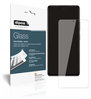 Obrázek produktu pro 2x ochranná fólie pro Xiaomi Redmi Note 10S - Anti-Shock 9H Film dipos Glass Plastic Glass