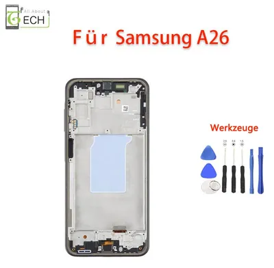 Produktbild von Für Samsung Galaxy A26 5G SM-A266B LCD Display (OLED) mit Rahmen Touchscreen