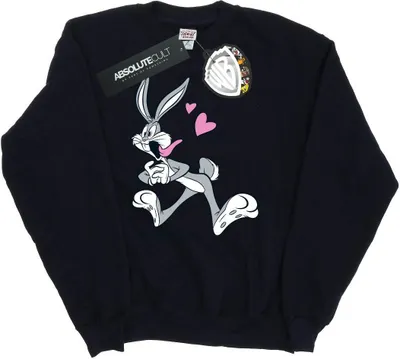 Produktbild von Looney Tunes - "In Love" Sweatshirt für Damen BI23516 (S) (Schwarz)