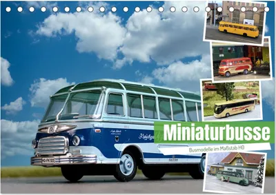 Produktbild von Miniaturbusse (Tischkalender 2025 DIN A5 quer), CALVENDO Monatskalender