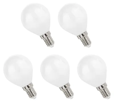 Produktbild von Spectrum E14 LED Lampe 4W 400lm 2700K Warmweiß 230V 5 Stück
