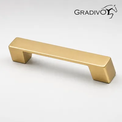 Produktbild von Möbelgriff Küchengriffe Schrankgriff Bügelgriff Schubladengriffe 105 Matt - Gold 128 - 160mm