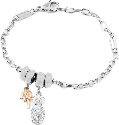 Produktbild von Steel bracelet with crystals Drops SCZ1101