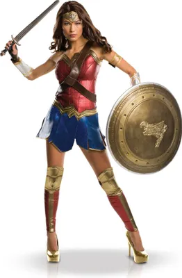 Produktbild von Wonder Woman-Kostüm für Damen Kult-Kostüm bunt - S