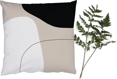Produktbild von MuchoWow® Zierkissen Sofakissen Wohnzimmer Dekokissen 40x40 cm Formulare - Abstrakt - Gestaltung - Foto Kissen - Schlafzimmer Dekoration