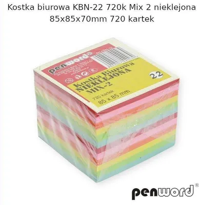 Immagine prodotto di Cubo per ufficio 85x85x70mm 720K