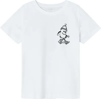 Produktbild von T-Shirt Name It 13234965-BRIGHTWHITE für Jungen