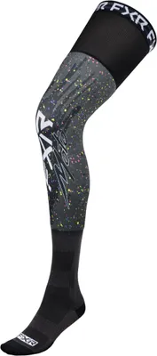 Imagen del producto de Calcetines para motocross FXR, diseño de rodilla, color  y blanco, talla S/M