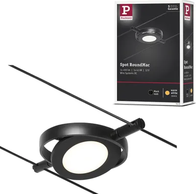 Produktbild von Paulmann CorDuo LED Seilsystem RoundMac Einzelspot
