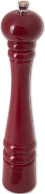 Produktbild von Salz- und Pfeffermühle, weinrot lackiert aus Holz 31,5 cm