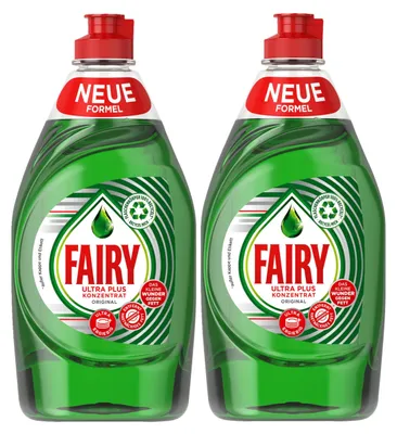 Produktbild von Fairy Spülmittel Ultra Konzentrat Original 450ml - Gegen Fett (2er Pack)
