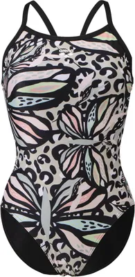 Produktbild von Women's Arena Butterflies Swimsuit 550 Black-Black Multi 38