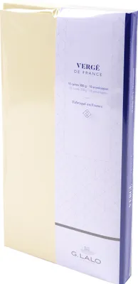 Produktbild von G.Lalo 5x Lalo, Korrespondenzset, 10 Karten und 10 Umschläge - Elfenbein 25016L