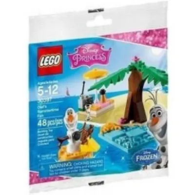 Produktbild von LEGO 30397 Olafs Sommerspaß Polybag  LEGO Anzahl Anleitungen: 1, Anzahl Minifiguren: 1, Anzahl Teile: 41, Gewicht: 0.043 KG, Altersberatung: 5+, Veröffentlicht in: 2016, Zahl: 30397-1, Thema: LEGO Disney Princess, EAN: 5702015607957