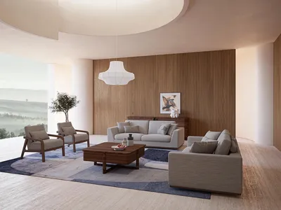 Produktbild von Design Sofa Set 3tlg Zweisitzer Sofa Couch Polstermöbel 2x Sessel Wohnzimmer