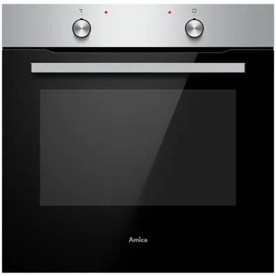 Produktbild von Amica EBX 943 640 E Einbau-Elektrobackofen, Edelstahldekor, 77 l Volumen, 59,5 cm Breite, , Ober-/Unterhitze + Umluft, Hitzeschutz-TÃ1/4r, Selbstreinigungsfunktion