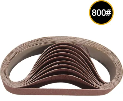 Produktbild von 10 Stück 30 x 330 mm Schleifbänder, Körnung 800, zum Schleifen, Polieren und für elektrische Rotationswerkzeuge