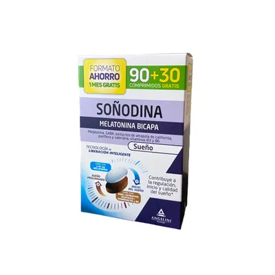 Image de Angelini Soñodine Melatonin Bilayer 90+30 Comprimés