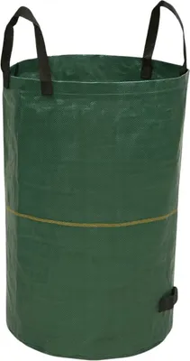 Imagen del producto de Bolsa para residuos de jardín, 280 litros, impermeable, de plástico resistente, ideal para trabajos de jardinería