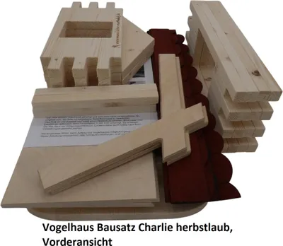 Produktbild von Vogelhaus Bausatz Charlie herbstlaub
