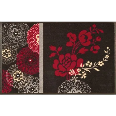 Produktbild von Waschbare Fußmatte - Black Crystal - Swarovski Elemente 50x75 cm - Wash+Dry