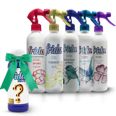 Produktbild von Angebot: Lufterfrischer Sport, Tuberose, Chicka Dee, Meadows, Chill Out + Überraschungsgeschenk.