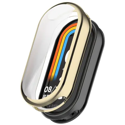 Immagine prodotto di Per Xiaomi Smart Band 9 Full Cover Soft TPU placcato Smart Case Cover Protettiva Oro