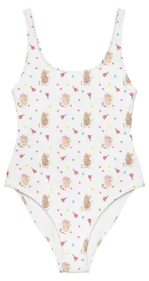 Produktbild von Mr. & Mrs. Panda Badeanzug Maus Basteln Größe L - Weiß - Geschenk, Kreatives, Damen-Einteiler, Bademode, Shape-Badeanzug, Schwimmanzug, DIY, Swimsuit