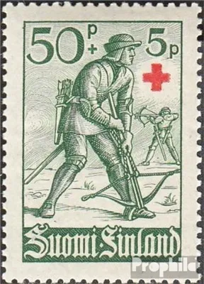 Produktbild von Briefmarken Finnland 1940 Mi 222 postfrisch Rotes Kreuz
