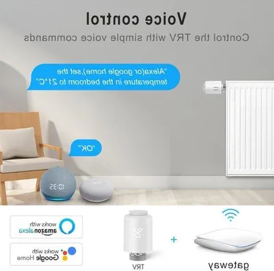Productafbeelding van Programmeerbare Thermostaat Radiatorkraan met Zigbee Temperatuurregeling en App-besturing, Compatibel met Alexa en Google Home
