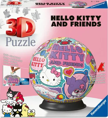 Produktbild von Puzzle-Ball Hello Kitty and Friends Ravensburger 11630