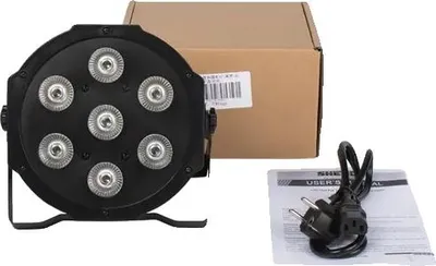 Produktbild von LED Par Licht, RGBWA+UV, Bühnenbeleuchtung, RGBWA UV, EU -Stecker