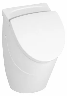 Produktbild von VILLEROY & BOCH O.NOVO Pissoir Keramik Absaug Urinal mit Deckel, weiß