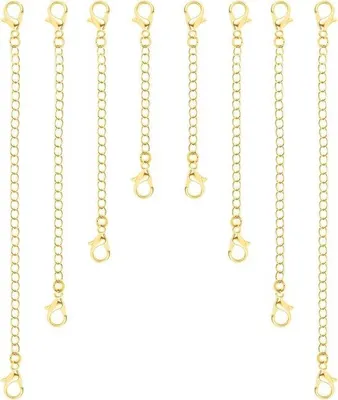Image de Rallonges pour colliers en or - 4 tailles - Rallonges pour bracelets et boucles d'oreilles - Rallonges pour bijoux