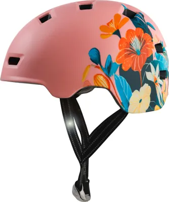 Produktbild von Skater- und Fahrradhelm | Rosa Blume | EN1078