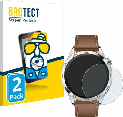 Produktbild von 2x BROTECT Schutzfolie für Huawei Watch GT 4 (46mm) Displayschutz Displayschutzfolie Folie Matt Entspiegelungsfolie